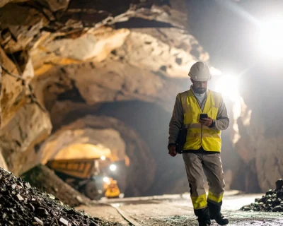 worker using bis lone worker app