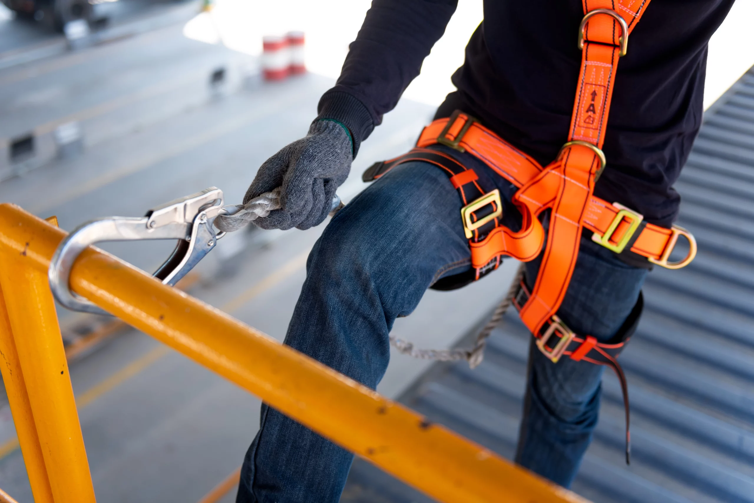 Incident analysis charts and safety data open during equipment inspection