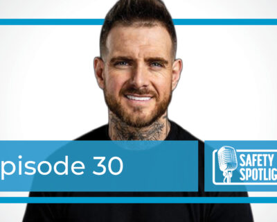 Paul Clark speaking at a global safety leadership event